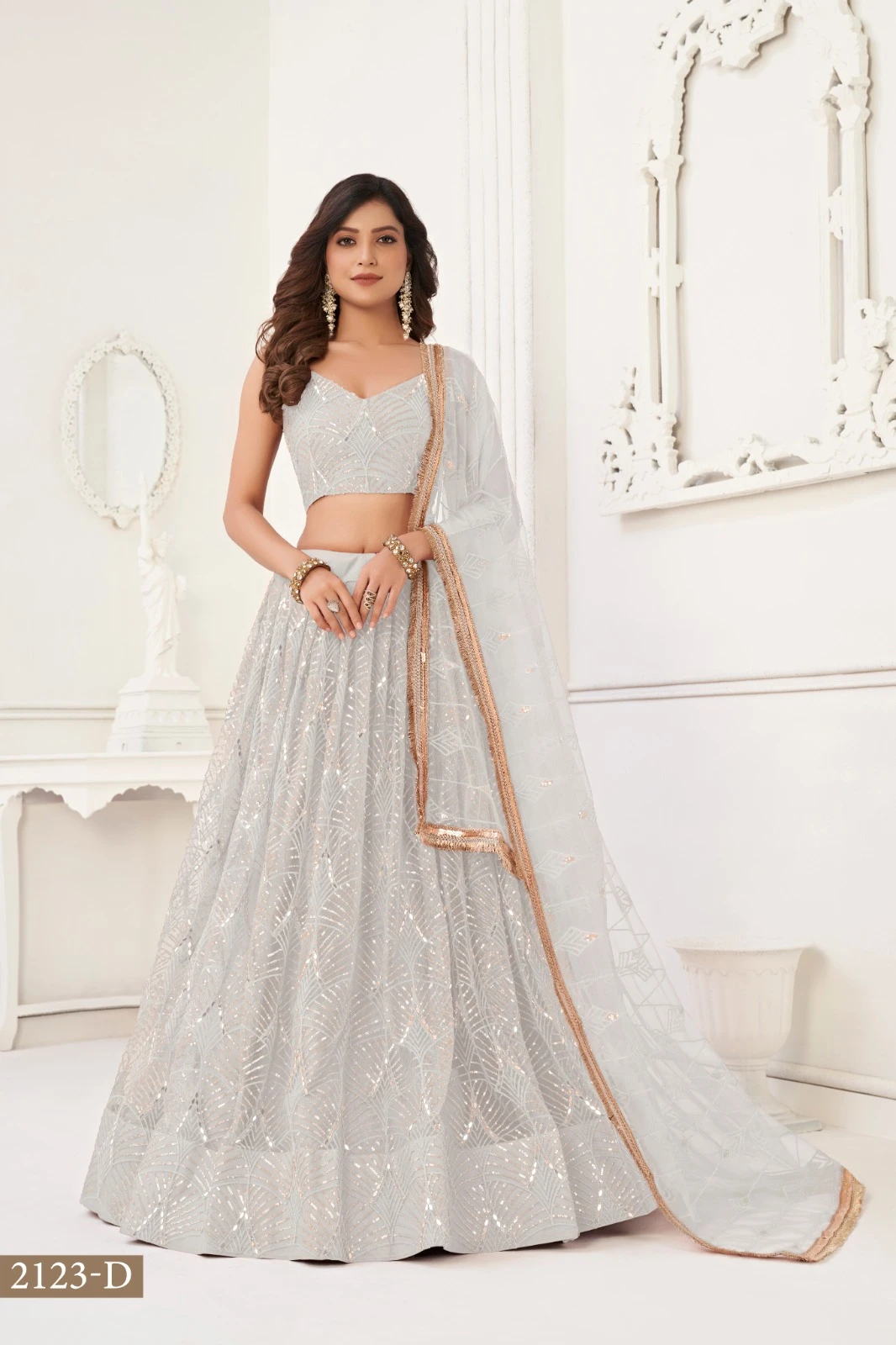 Khelaiya 2123 Colours Butterfly Net Wholesale Lehenga Catalog — Wholesale Lehenga, MPA wholesale from Surat - Gallery Image 2